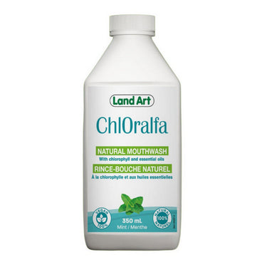 Land Art, Chloralfa Mouth Wash Mint, 350 Ml