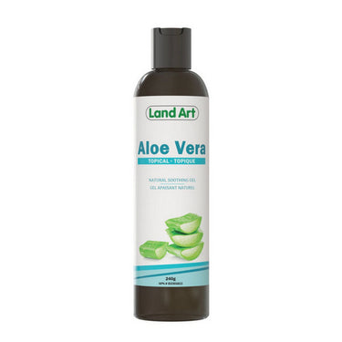 Land Art, Aloe Vera Topical Soothing Gel, 240 Grams