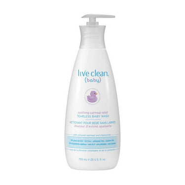 Live Clean, Baby Soothing Oatmeal Wash, 750 Ml