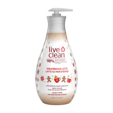 Live Clean, Gingerbread Latte Hand Soap, 500 Ml