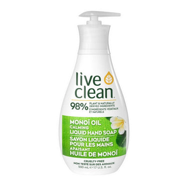 Live Clean, Monoi Oil Calming Liquid Hand Soap, 500 Ml