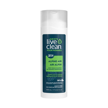 Live Clean, Alpine AIr Bodywash And Shampoo, 500 Ml