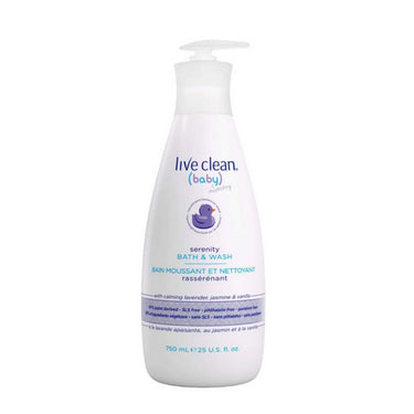 Live Clean, Baby And Mommy Serenity Bath And Wash, 750 Ml