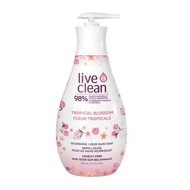 Live Clean, Tropical Blossom Liquid Hand Soap, 500 Ml