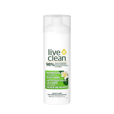 Live Clean, Monoi Oil Calming Body Wash, 500 Ml