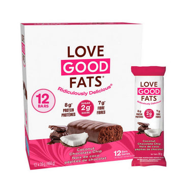 Love Good Foods, Coconut Chocolate Chip, 39 Grams (12 Count)