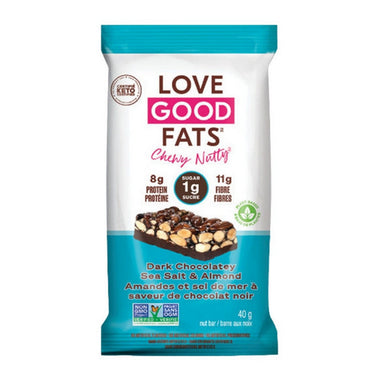 Love Good Fats, Dark Chocolatey Sea Salt And Almond, 40 Grams (12 Count)