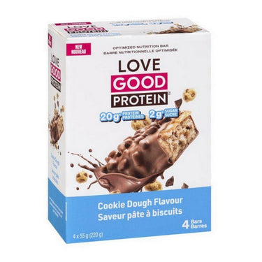 Love Good Fats, Cookie Dough Protein Bar, 4 Pack