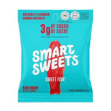 Smartsweets, Sweet Fish Candy With Low Sugar, 50 Grams (12 Count)