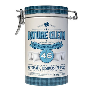 Nature Clean, Automatic Dishwasher Pods Tin, 46 Count