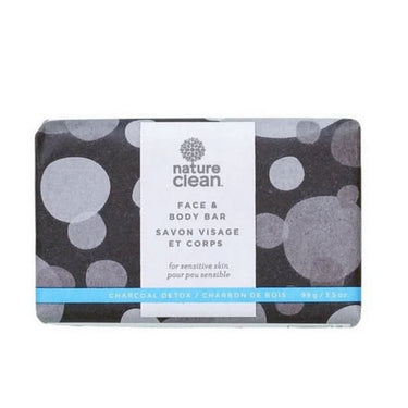 Nature Clean, Face And Body Bar Charcoal Detox, 99 Grams