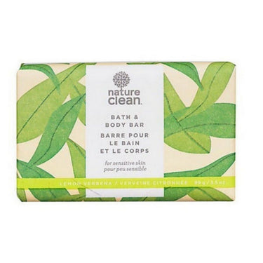 Nature Clean, Bath And Body Bar Lemon Verbena, 99 Grams