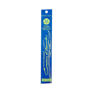 Maroma, Cypress Eucalyptus Premium Incense Stick, 0.02 Killogram (10 Count)