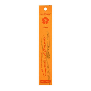 Maroma, Premium Stick Incense Amber, 0.02 Killogram (10 Count)