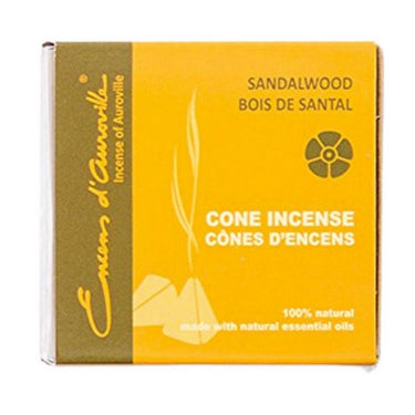 Maroma, Sandalwood Cone Incense, 0.04 Killogram (10 Units)