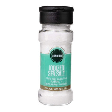 Sundhed, Iodized Sea Salt Fine, 120 Grams