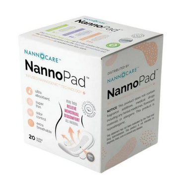 Nannopad, Natural Organic Super Pads, 20 Count