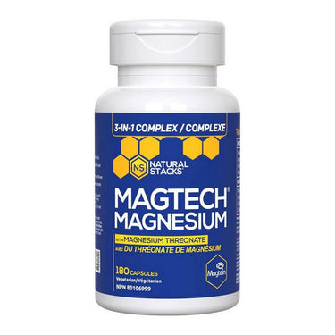 Magtech Magnesium Complex 180 Vegan Capsules by Natural Stacks
