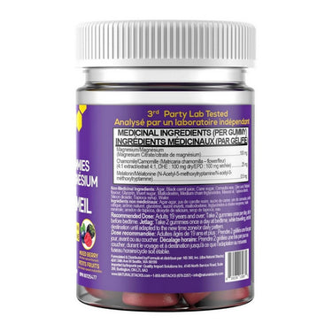 Natural Stacks, Sleep Magnesium Gummies, 30 Count