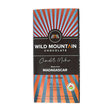 Wild Mountain Chocolate, Madagascar Dark Chocolate, 85 Grams (12 Count)