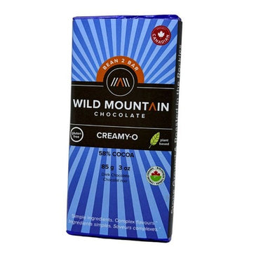 Wild Mountain Chocolate, Creamy O Vegan Mylk Chocolate, 85 Grams (12 Count)