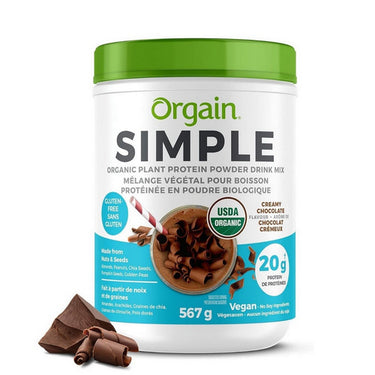 Organic Plant Protein Powder Chocolate 920 Grams by Orgain