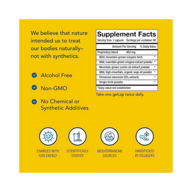 North American Herb & Spice, Oregaresp P73, 90 Vegan Capsules