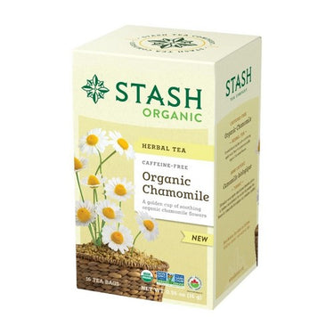 Stash Tea, Organic Chamomile Tea, 0.05 Killogram (16 Bags)