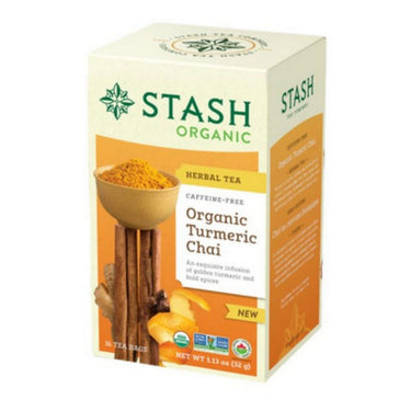 Organic Turmeric Chai 0.06 Killogram (16 Bags) by Stash Tea