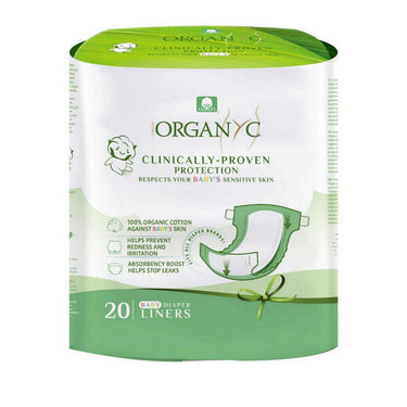 Baby Diaper Liner 20 Count by Organyc