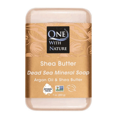 One with Nature, Shea Butter Bar Soap, 200 Grams (6 Count)