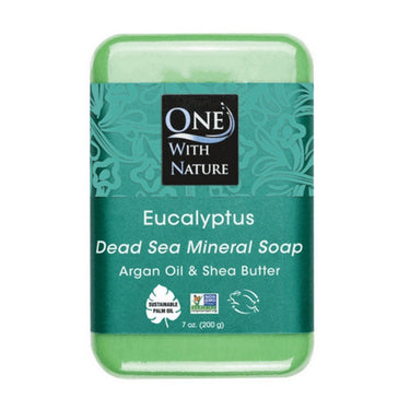 One with Nature, Eucalyptus Bar Soap, 200 Grams (6 Count)