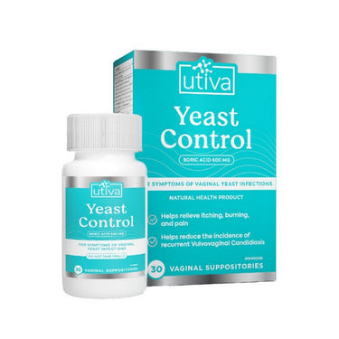 Utiva, Yeast Control, 30 Each