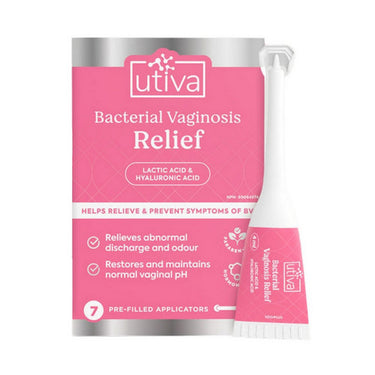 Utiva, Bacterial Vaginosis Relief, 7 Count