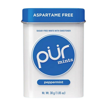 Pur Gum, Mints Peppermint, 30 Grams (12 Count)