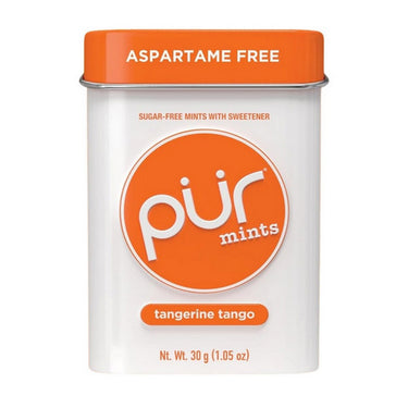 Pur Gum, Mints Tangerine Tango Tin, 30 Grams (12 Count)