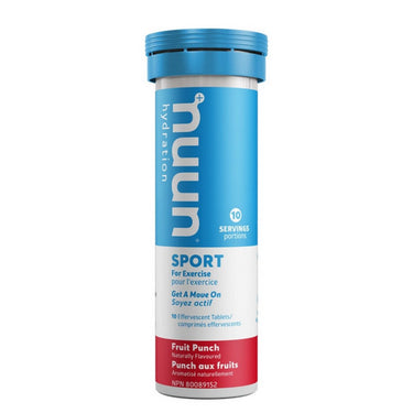 Electrolyte Sports Drink Tablets Fruit Punch 52 Grams (8 Count) by Nuun And Company Inc