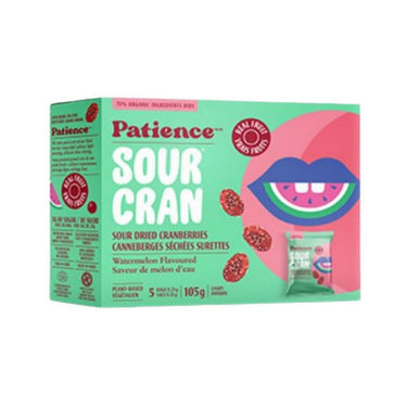 Patience Fruit And Co, Sour Dried Cranberrie Watermelon, 5 Pack