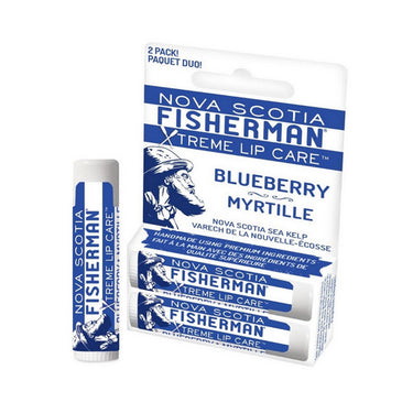 Nova Scotia Fisherman, Blueberry Lip Balm Duo Pack, 2 Pack