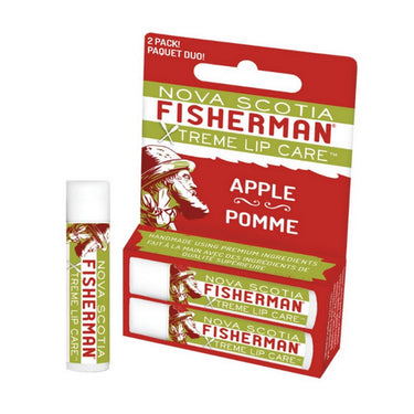 Nova Scotia Fisherman, Apple Duo Lip Balm, 2 Pack