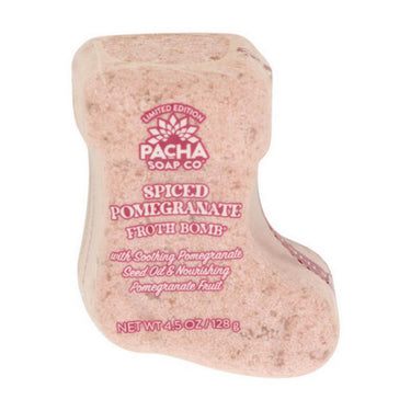 Pacha Soap, Froth Bomb Spiced Pomegranate, 128 Grams