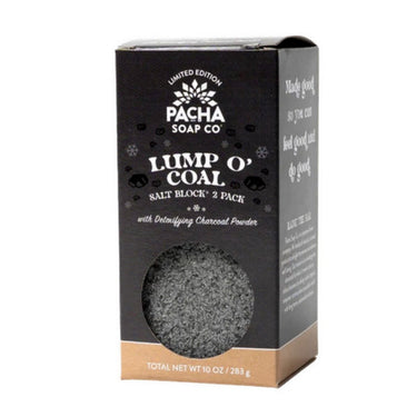 Pacha Soap, Lump O Coal Salt Block, 2 Pack