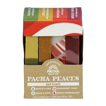 Pacha Soap, Seasonal Scents Bar Soap, 4 Count