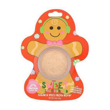 Pacha Soap, Froth Bomb Gingerbread Man, 85 Grams