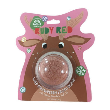 Pacha Soap, Froth Bath Bomb Card Rudy Red, 85 Grams