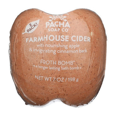 Pacha Soap, Froth Bomb Farmhouse Cider, 2 Pack