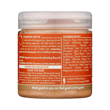 Pacha Soap, Whipped Soap And Scrub Pumpkin Spice, 227 Grams