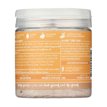 Pacha Soap, Whipped Soap Scrub Sugar And Spice, 227 Grams