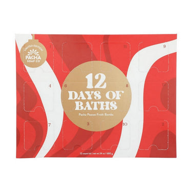 Pacha Soap, Froth Bomb Set Twelve Days Of Baths, 12 Pack