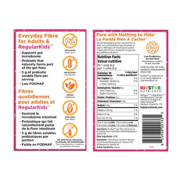Kidstar Nutrients, Beregular Fibre Plus Probiotics, 180 Grams